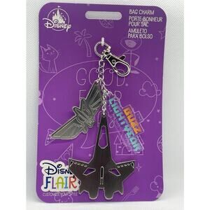NWT Disney Parks Pixar Flair Buzz Lightyear Movie Keychain bag charm Toy Story